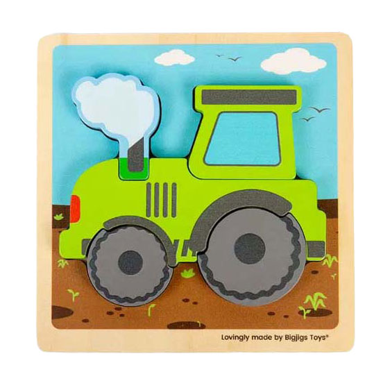 Inlegpuzzel Tractor