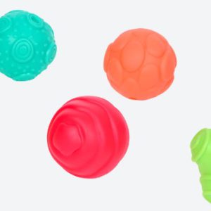 Sensorische Regenboog Ballen (6 stuks)
