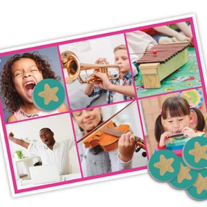 Bingo: De Geluiden Van Muziekinstrumenten En Acties