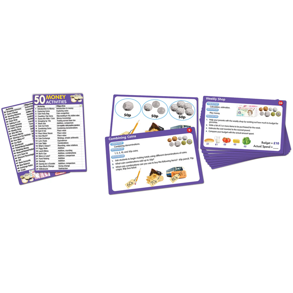 50 Activiteitenkaarten: Geld - Afbeelding 3