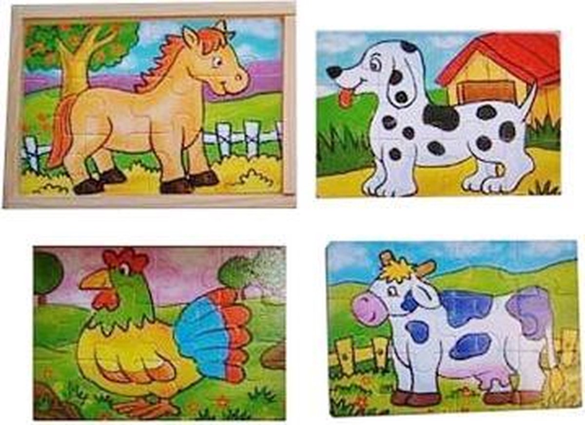 Kist Boerderijdierpuzzels