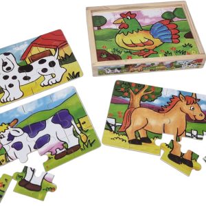 Kist Boerderijdierpuzzels