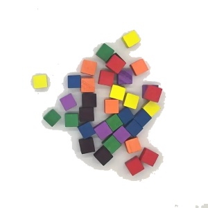 Houten Gekleurde Blokjes