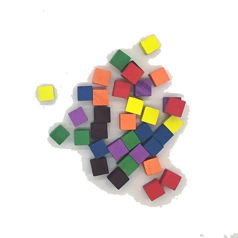 Houten Gekleurde Blokjes