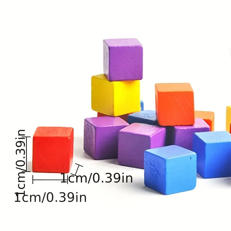 Gekleurde Houten Blokjes - Afbeelding 2
