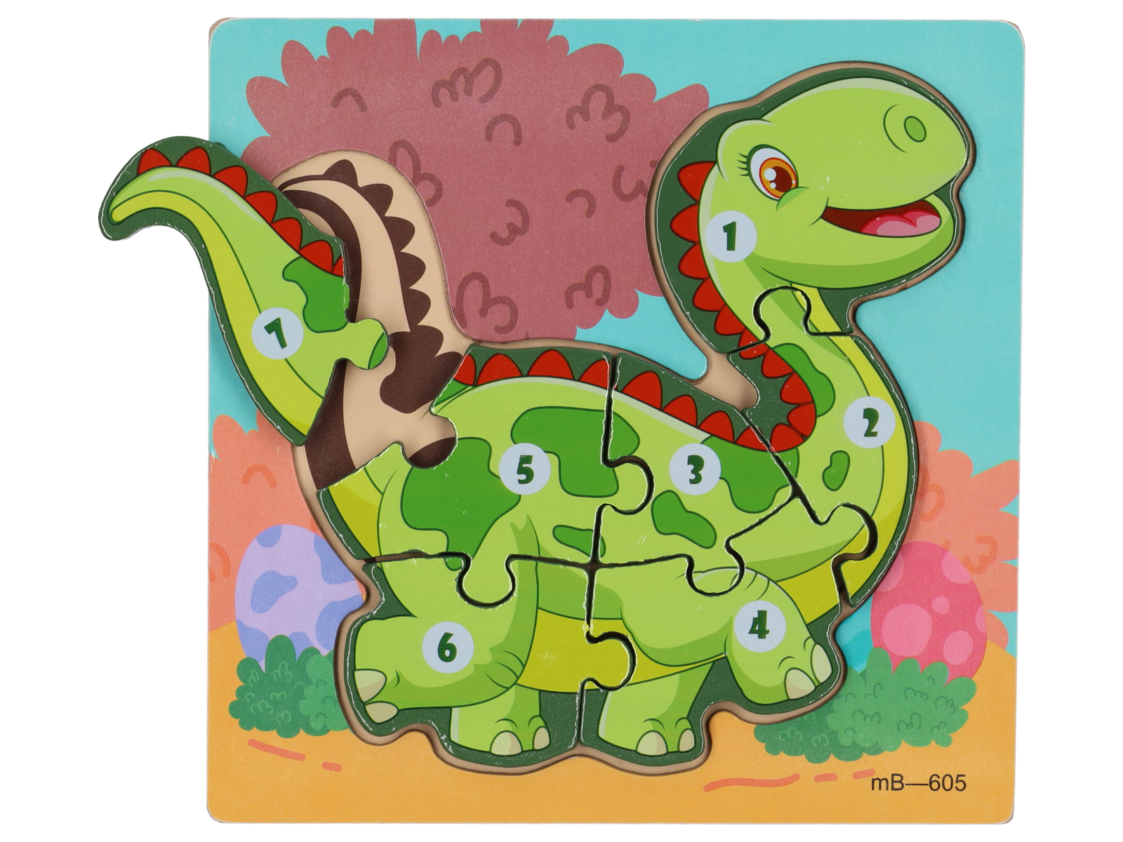 Houten Puzzel Dinosaurus
