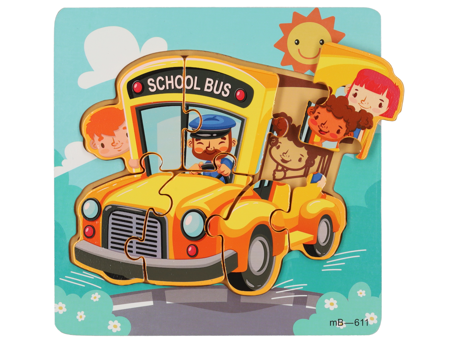 Puzzel Schoolbus
