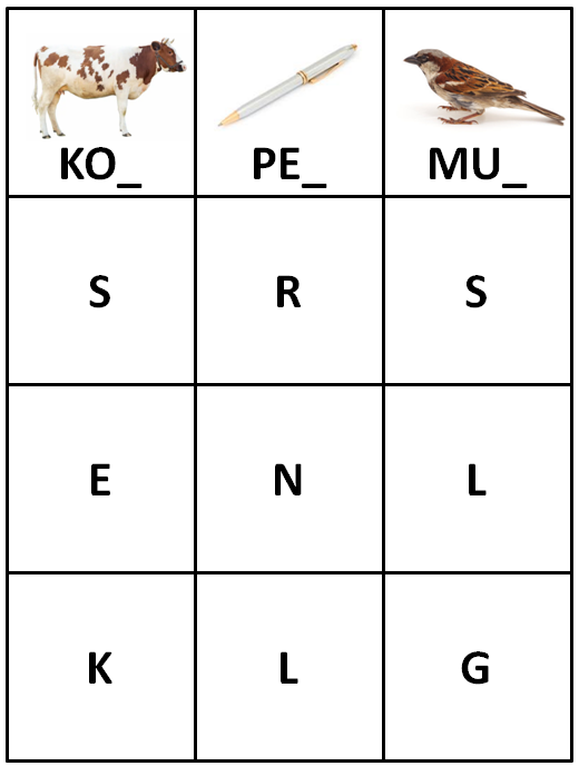 Ontbrekende Letters Invullen - Afbeelding 4